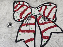 Load image into Gallery viewer, Red/White Cake Bow