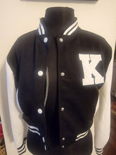 Load image into Gallery viewer, Cropped Letterman Jacket