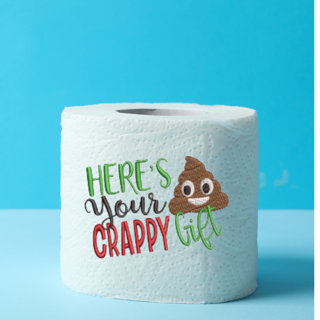 Embroidered Christmas Toilet Paper