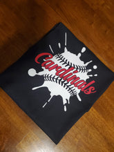 Load image into Gallery viewer, Splattered Baseball Fan Tshirt
