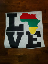 Load image into Gallery viewer, Love Africa Crewneck Sweatshirt
