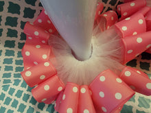 Load image into Gallery viewer, Pink Polka Dot Tutu Anklets
