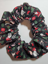 Load image into Gallery viewer, Christmas Print Scrunchie
