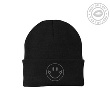 Load image into Gallery viewer, F You Smiley Face Beanie
