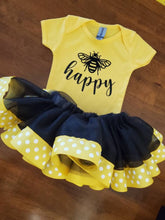 Load image into Gallery viewer, Bee Happy Tutu Set
